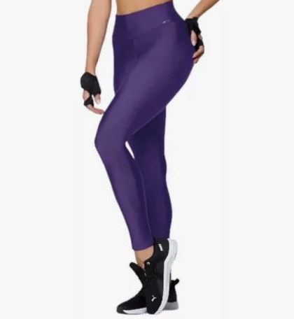 Calça Legging Selene Com Recorte - 24605.001- Roxo