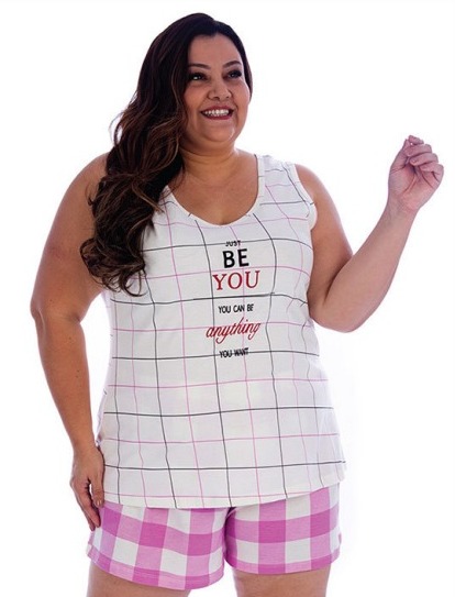 SHORTS DOLL REGATA COMPOSê ALGODÃO