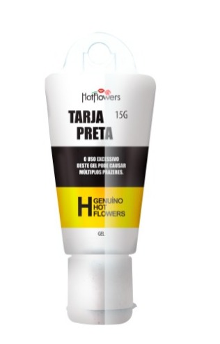 TARJA PRETA - Gel com toque picante que eleva a relação.
