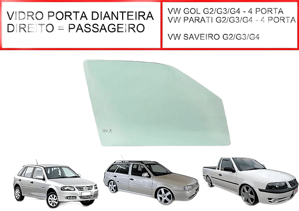 Vidro Dianteiro Direito VW GOL G3 1999-2005