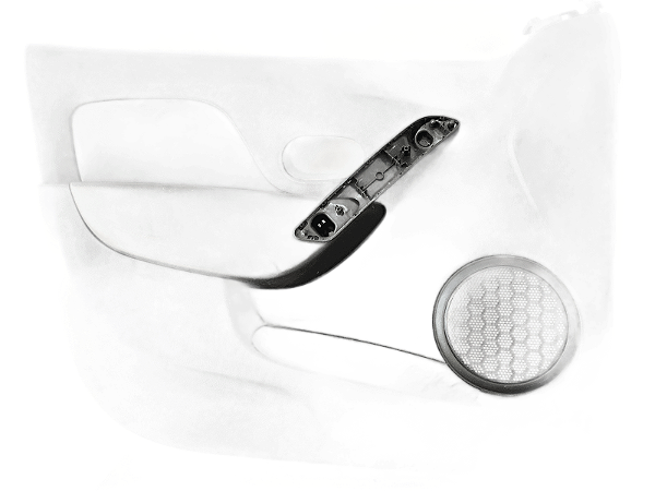 Forro Porta Dianteira Esqu. RENAULT SANDERO 2009-2025