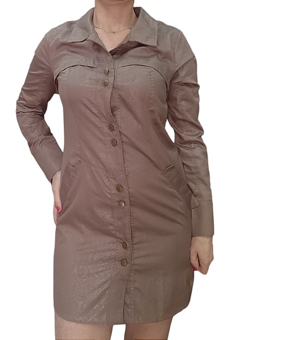 Chamise em jacquard