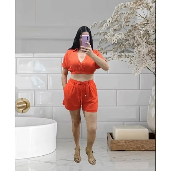 Conjunto Viscose forrado