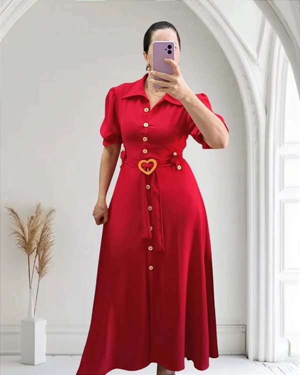 Vestido Chamise longo  Duna