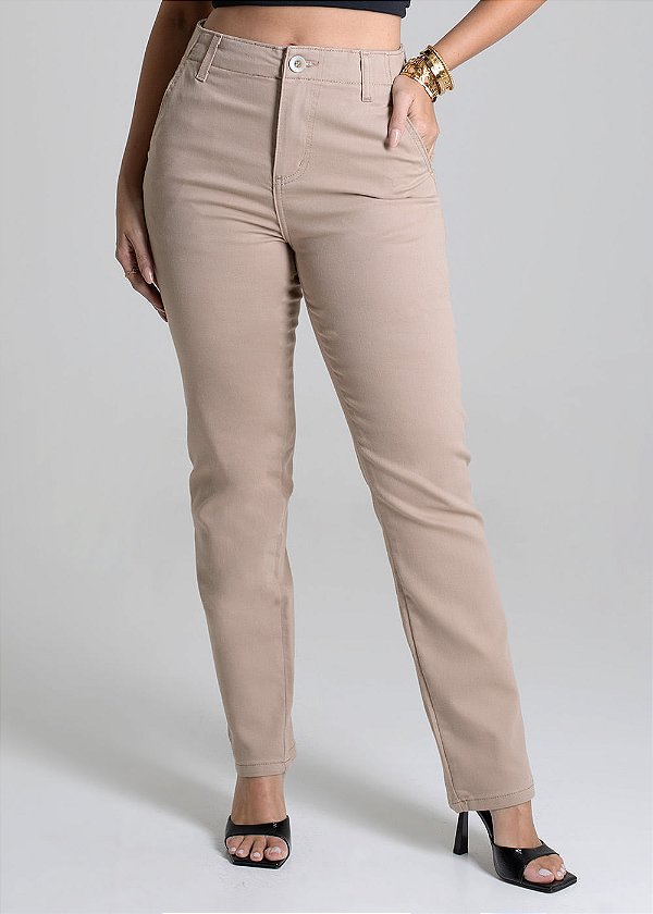 Calça reta Sawary