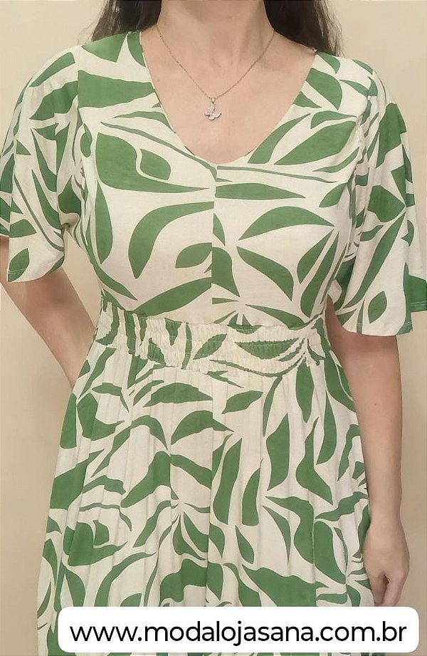 Vestido evasê viscolaycra