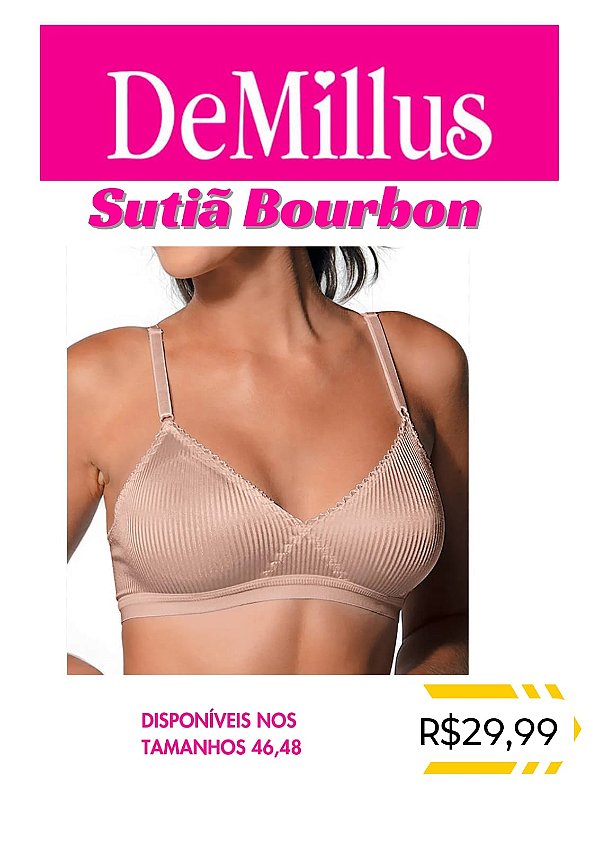 Sutiã demillus bourbon
