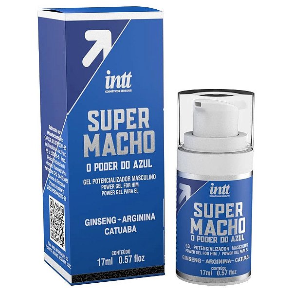 Estimulante Masculino Super Macho 17ml Intt