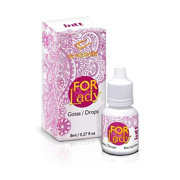 Excitante Feminino em Gotas For Lady 8ml Intt