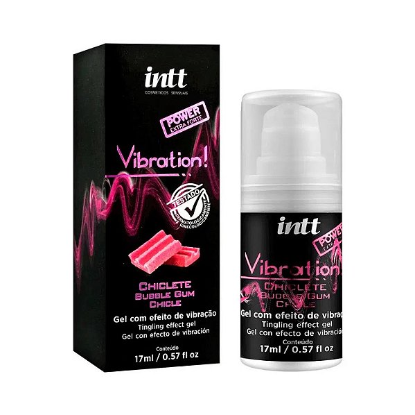Gel Excitante Vibration Chiclete 17g Intt