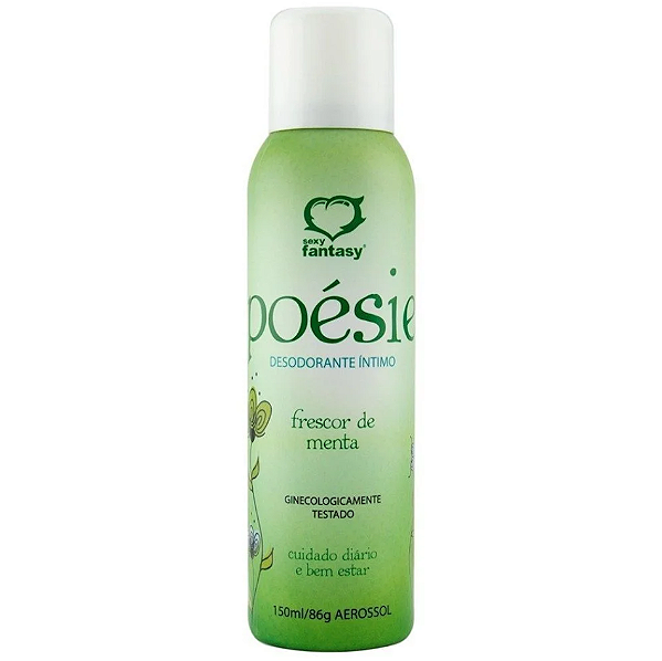 Desodorante Íntimo Menta 150ml Poesie Sexy Fantasy