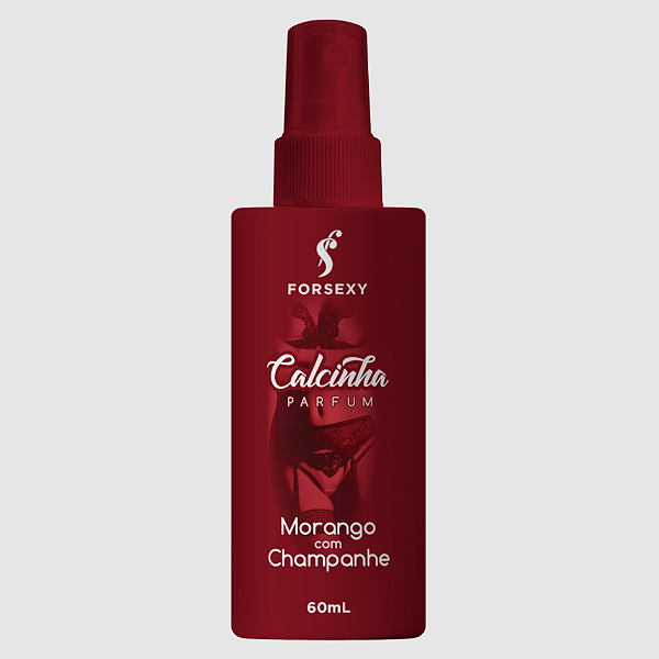 Perfume De Calcinha Aroma Morango Com Champanhe Calcinha Parfum 60ml