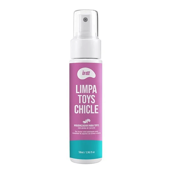 Limpa Toys Higienizador de Brinquedos Eróticos Chiclete - Intt Cosméticos