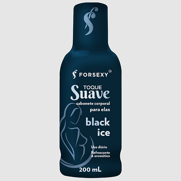 Toque Suave Sabonete Líquido Corporal Black Ice 200Ml