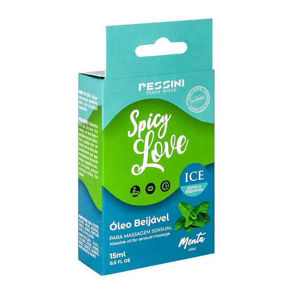 Óleo Beijável Spicy Love Ice Menta Pessini