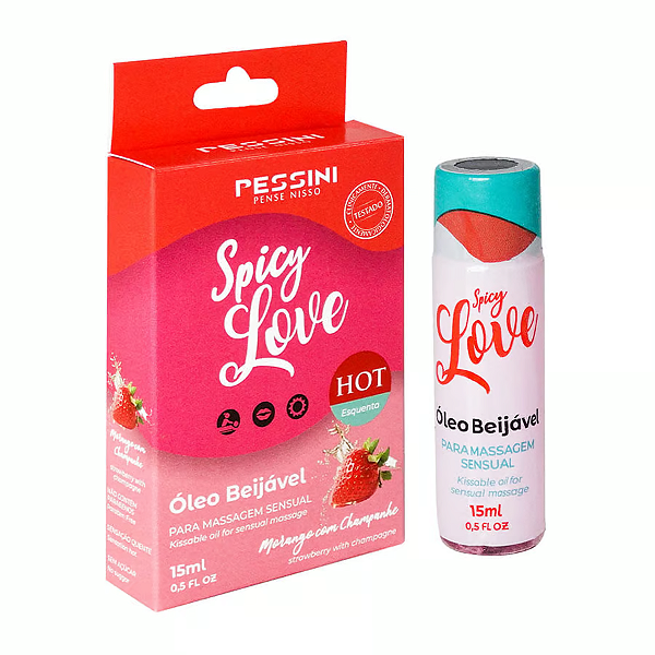 Spicy Love Morango com Champanhe 15ml Pessini