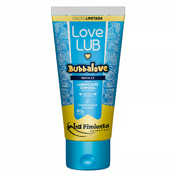 Love Lub Bubbalove Ice Lubrificante Corporal Beijável 60g La Pimienta
