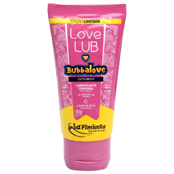 Lubrificante Love Lub Bubbalove Chiclete 60G La Pimienta