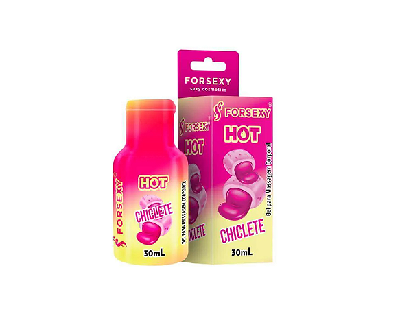 GEL HOT COMESTIVEL SABOROSO CHICLETE 30 ML FOR SEXY