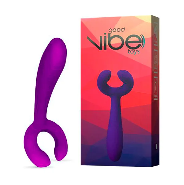 Vibrador Duplo Multi Pro Recarregável com 7 Vibrações