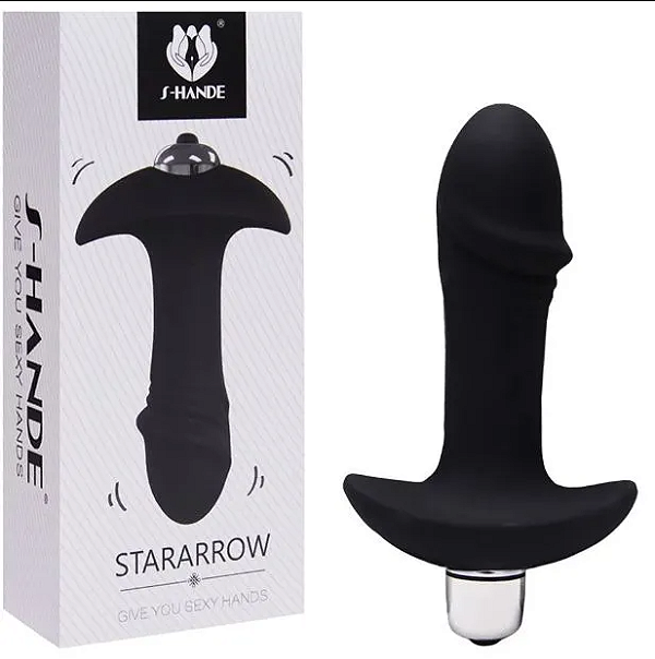 Plug Anal Stararrow com Vibrador S-Hande