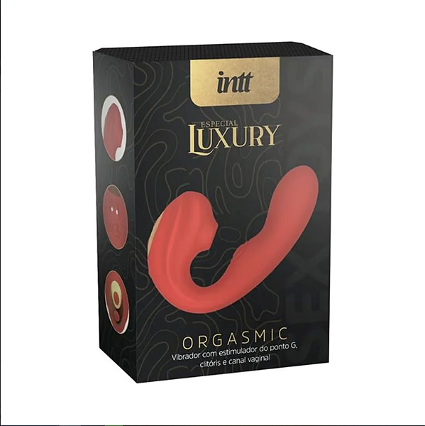 Vibrador com Estimulador Feminino Intt Orgasmic Especial Luxury