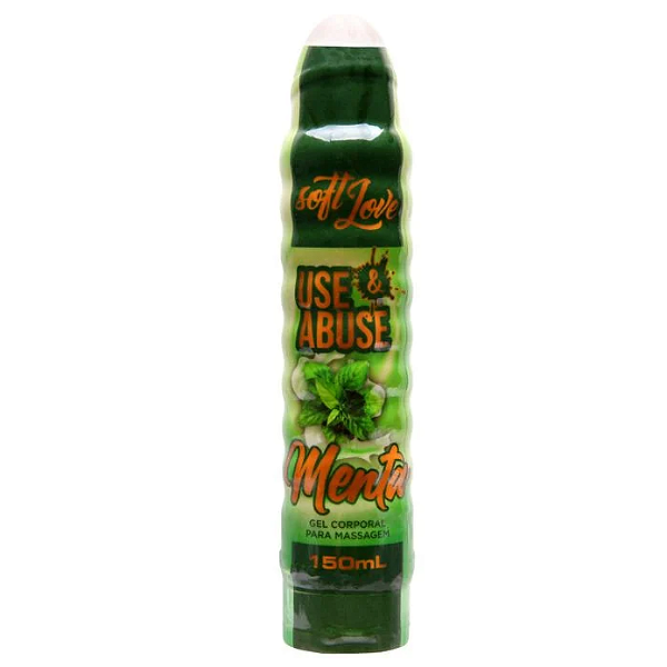 Use E Abuse Gel Comestível Interativo 150Ml Soft Love Sabor Menta