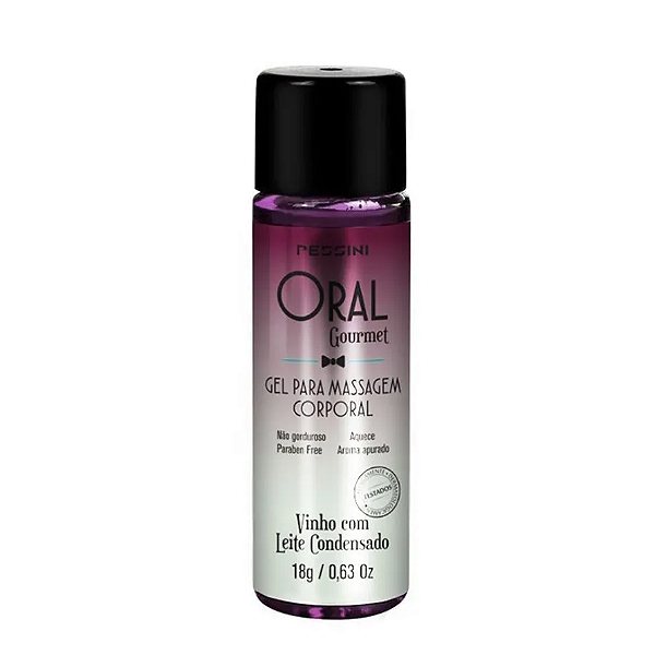 Gel Oral Gourmet Vinho com Leite Condensado 18g Pessini