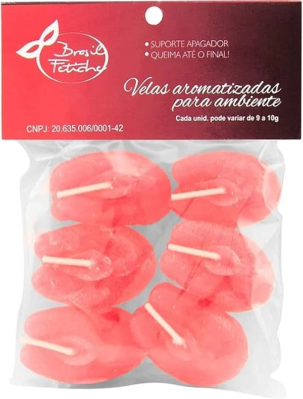 Vela Decorativa Aromatizada em Formato de Perereca Brasil Fetiche