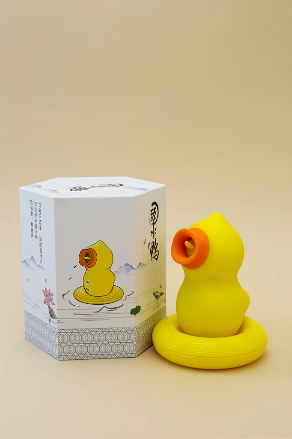 Dibe Formato de Pato Vibrador de Clitóris com Pulsação e 7 Modos de Estimulação Vibração Sexy Import