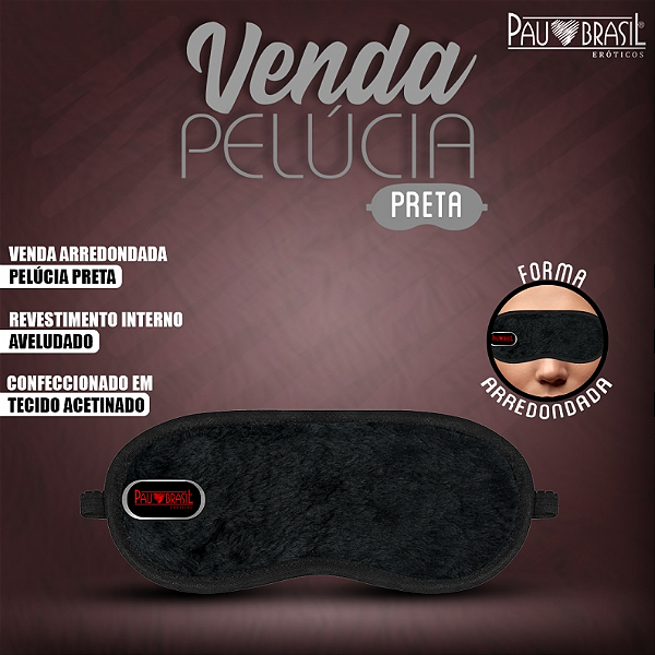 Venda Pelúcia - Preta
