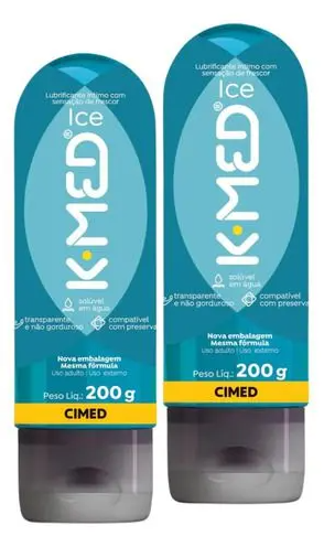 Lubrificante Íntimo Gel K-Med Ice 200g