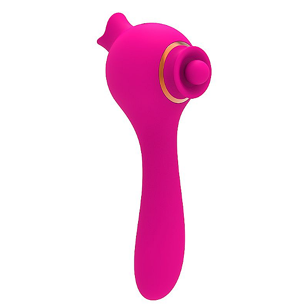 Vibrador de Ponto G e Clitóris com Língua - Will - SI