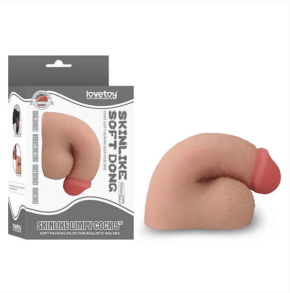 Packer Realístico 12x3 Skinlike Limpy Cock - Lovetoy
