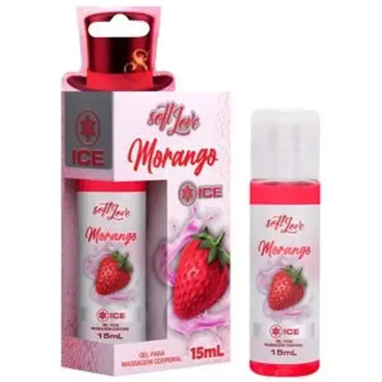 SOFT LOVE GEL ICE MORANGO 15ML