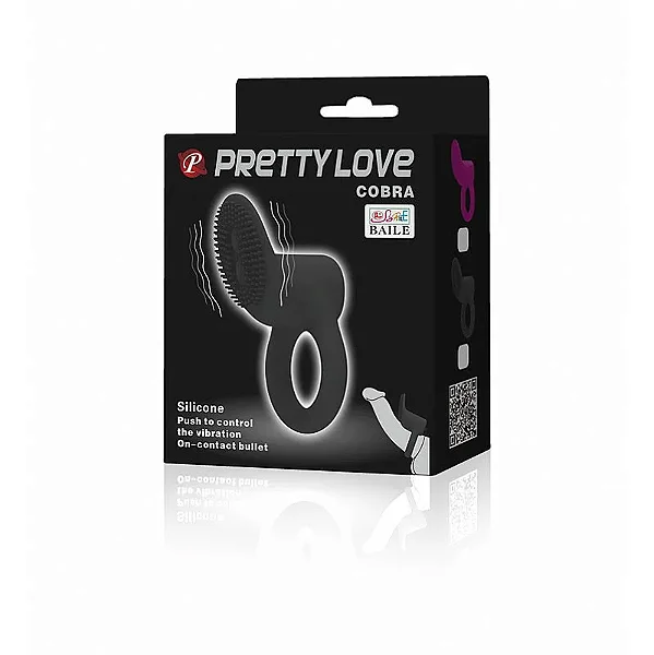 Anel Peniano Soft Touch com Vibração Cobra