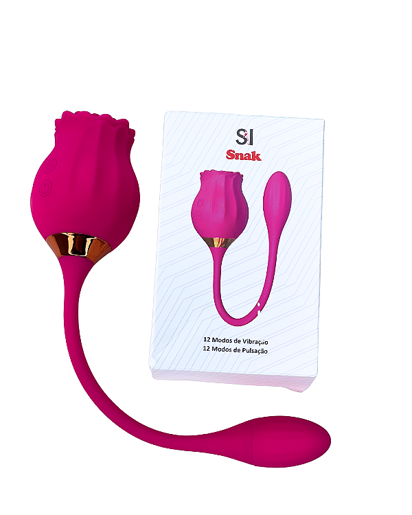 Vibrador Rosa S-HANDE – 12 Modos de Vibração e 12 Modos de Pulsação