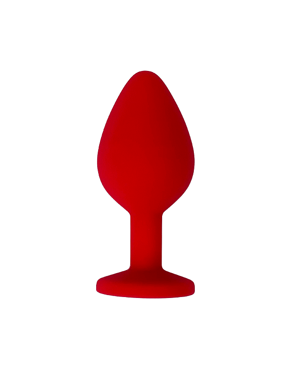 Plug Anal Médio com Pedra de Cristal
