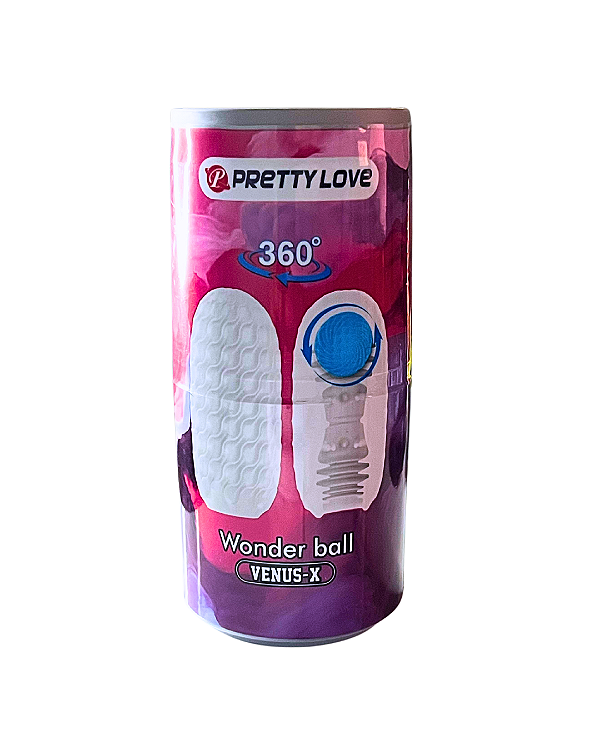 Masturbador Masculino em Forma de Lata com 1 Bola Interna - Pretty Love