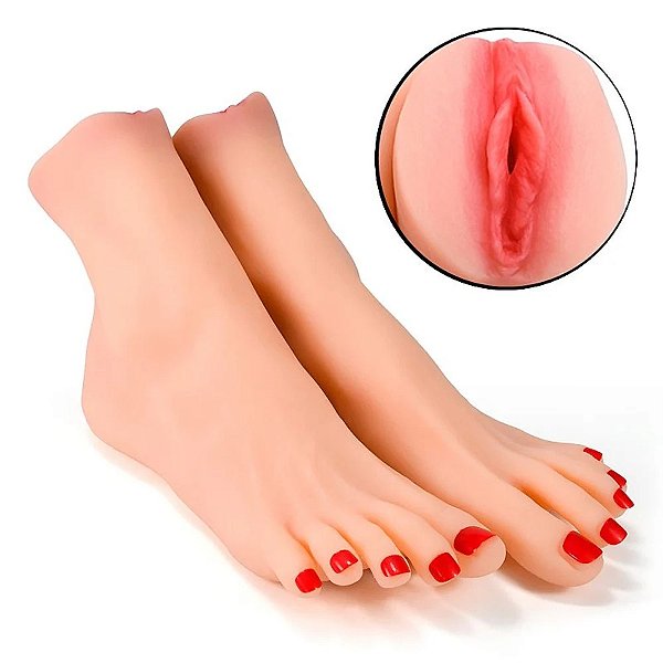 MASTURBADOR KIT DE PÉS EM CYBER SKIN REALIST