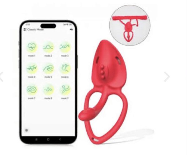 VIBRADOR WEARABLE VIBRATOR RED