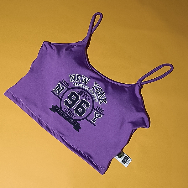 DUPLICADO - Cropped Ana   lilás tamanho M