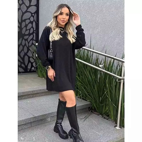 poncho feminino tamanho M cor preto
