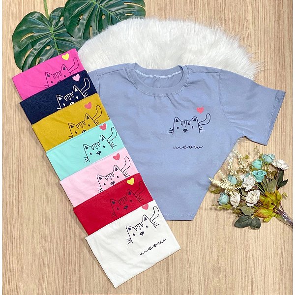 t shirt cropped tamanho M