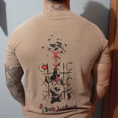 camisa masculina estonada