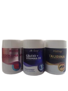 Coenzima Q10 + Cálcio + Vitamina D3 + Taurina