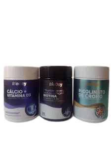 Cálcio + Vitamina D3 Gotas + Neutracaps + Picolinato de Cromo