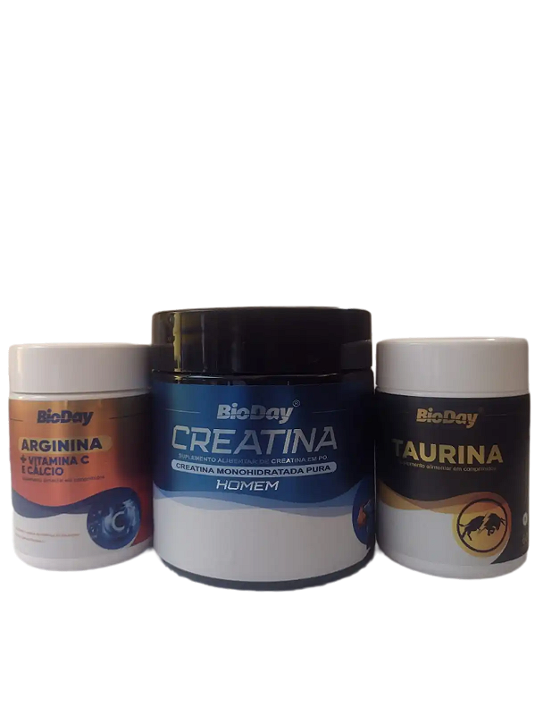 Arginina + Creatina + Taurina