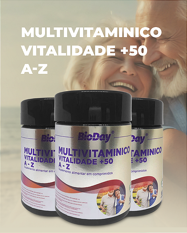Multivitamínico +50 - Frasco 60 Comp. 1 Unidade.