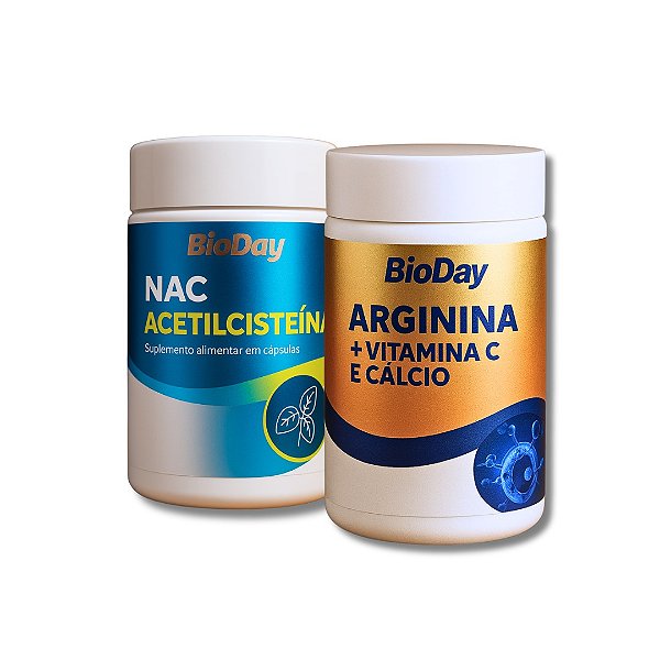 Acetilcisteína + Arginina com Vitamina C (combo)